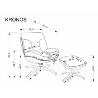 Halmar Kronos (бежевый/разноцветный) Image #3