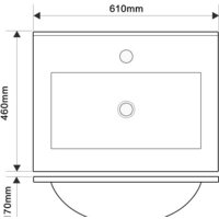 ЗОВ Тумба с умывальником Парма 60 P60LWP0MWMC1B-OL60 (белый матовый) Image #5