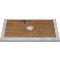 ЗОВ Тумба под умывальник Кито-2 60 2K60LA0MWMC-LDSPA (аттик/белый матовый) Image #6