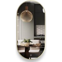 eMZe Led с подсветкой и УФ-окантовкой 50x100 LED.UV.50.100.AUR (золото)