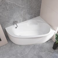 Ванна Lauter Valencia 140x95 2102140R (с каркасом и сифоном 21Y11021 матовый черный) - Превью изображения №8 — Интернет-Магазин TECNO.BY