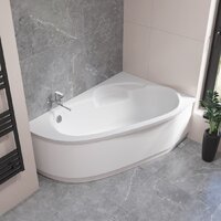 Ванна Lauter Valencia 140x95 2102140R (с каркасом и сифоном 21Y11021 матовый черный) - Превью изображения №7 — Интернет-Магазин TECNO.BY