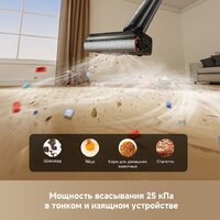 Вертикальный моющий пылесос Dreame G12 Wet and Dry Vacuum HHR32A (евровилка, черный) - Превью изображения №4 — Интернет-Магазин TECNO.BY