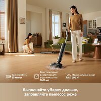 Вертикальный моющий пылесос Dreame G12 Wet and Dry Vacuum HHR32A (евровилка, черный) - Превью изображения №9 — Интернет-Магазин TECNO.BY