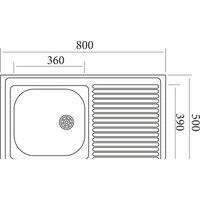 Mixline 310337 (левая, матовая, 0.4 мм) Image #2