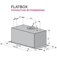 Кухонная вытяжка Konigin Flatbox Full 50 (черный) - Превью изображения №11 — Интернет-Магазин TECNO.BY