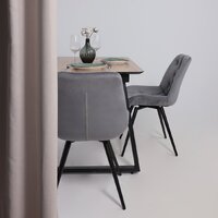 Lepremo AV 1208 HPL+МДФ раздвижной 1200-1600x800 (дуб вотан/черный) Image #20