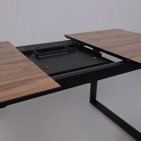 Lepremo AV 1208 HPL+МДФ раздвижной 1200-1600x800 (дуб вотан/черный) Image #15