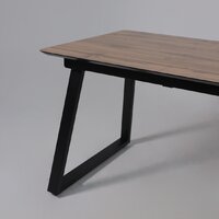 Lepremo AV 1208 HPL+МДФ раздвижной 1200-1600x800 (дуб вотан/черный) Image #13