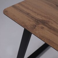 Lepremo AV 1208 HPL+МДФ раздвижной 1200-1600x800 (дуб вотан/черный) Image #14