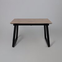 Lepremo AV 1208 HPL+МДФ раздвижной 1200-1600x800 (дуб вотан/черный) Image #5