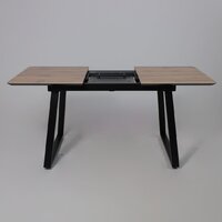 Lepremo AV 1208 HPL+МДФ раздвижной 1200-1600x800 (дуб вотан/черный) Image #6