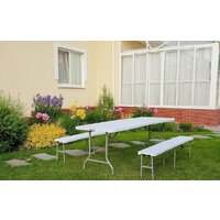 Calviano Складной, пластиковый 180 см (усиленные ноги) Image #3