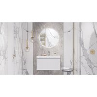 Velvex Тумба под умывальник Compo 700-0-1 tp.COM.9696.70.1Y (белый глянец) Image #2