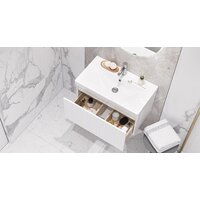 Velvex Тумба под умывальник Compo 700-0-1 tp.COM.9696.70.1Y (белый глянец) Image #5