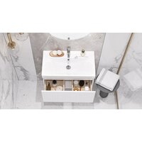 Velvex Тумба под умывальник Compo 700-0-1 tp.COM.9696.70.1Y (белый глянец) Image #3