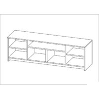 Mio Tesoro Сириус 2 двери и 2 ящика 156x47 2.02.03.330.1 (белый) Image #6