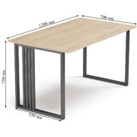 Mio Tesoro Франко 120x66 (дуб сонома/черный) Image #4