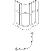 Triton Альфа-Хром 100х100 (без поддона) Image #4