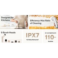Щетка для мытья посуды Hoto Electric Kitchen Scrubber - Превью изображения №2 — Интернет-Магазин TECNO.BY