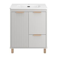  Brevita Тумба с умывальником Risacca Crema 70 RIS-06070-0342Я+B-OND070-01 (серый кашемир) - Превью изображения №2 — Интернет-Магазин TECNO.BY