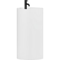 Умывальник Belux Осло 450x800 (18, белый матовый/Solid Surface) - Превью изображения №2 — Интернет-Магазин TECNO.BY