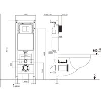Asten Readle Zentralmodul AR0501-0601M c кнопкой сатин (хром матовый) Image #13