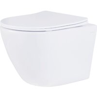 Унитаз подвесной Roxen Antares Bidet в комплекте с инсталляцией StounFix Dual Fresh 6 в 1 960516 (кнопка: оружейная сталь) - Превью изображения №5 — Интернет-Магазин TECNO.BY