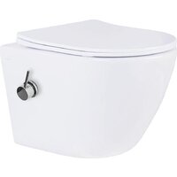 Унитаз подвесной Roxen Antares Bidet в комплекте с инсталляцией StounFix Dual Fresh 6 в 1 960516 (кнопка: оружейная сталь) - Превью изображения №6 — Интернет-Магазин TECNO.BY