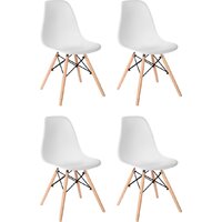 Mio Tesoro Бари SC-001 (4 шт, белый/дерево)