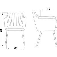 AksHome Brit (бежевая ткань 1701-03/дуб) Image #2