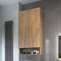 Vigo Шкаф навесной Wing 600 с нишей (дуб золотой) Image #5