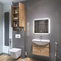 Vigo Шкаф навесной Wing 600 с нишей (дуб золотой) Image #8