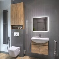 Vigo Шкаф навесной Wing 600 с нишей (дуб золотой) Image #7