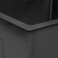 Кухонная мойка ARFEKA ECO AR 700*500 BLACK PVD NANO DECOR VOLCANIC ROCK - Превью изображения №5 — Интернет-Магазин TECNO.BY