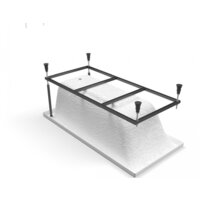 Cersanit Lorena 160x70 (с ножками и экраном) Image #4