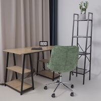 AksHome Lola (зеленая рогожка GY91-14/хром) Image #13