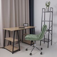 AksHome Lola (зеленая рогожка GY91-14/хром) Image #12