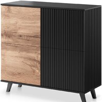 Halmar Random KM-2 (дуб вотан/черный)