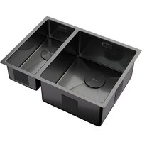 Кухонная мойка ZorG Zerox 58-2 U / IF-L PVD Gunblack - Превью изображения №2 — Интернет-Магазин TECNO.BY