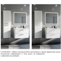 IDDIS Тумба с умывальником Brick 60 BRI60W0i95K Image #3