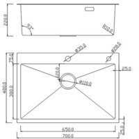Roxen Simple 560220-70B PVD графит (с коландером и дозатором) Image #2