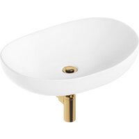 Умывальник Lauter 21502 + клапан 21190G + сифон 21635G (золото) - Превью изображения №14 — Интернет-Магазин TECNO.BY