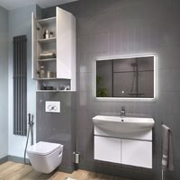 Vigo Шкаф навесной Wing 600 с нишей (белый) Image #8