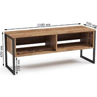 Mio Tesoro Luna Loft (дуб золотой крафт/черный) Image #4