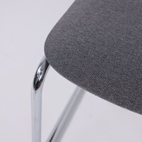 AksHome Славия Leto 68 (темно-серая ткань/хром) Image #11