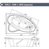 Ventospa Nika 160x105R (с каркасом) Image #2