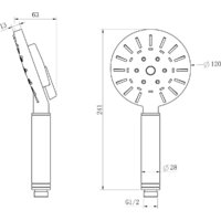 Смеситель Lauter Cascade 21СК9615C с лейкой Living Nevada 21S10146 - Превью изображения №18 — Интернет-Магазин TECNO.BY