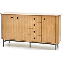 Halmar Smart KM-1 (дуб натуральный/черный)