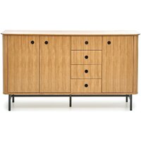 Halmar Smart KM-1 (дуб натуральный/черный) Image #4